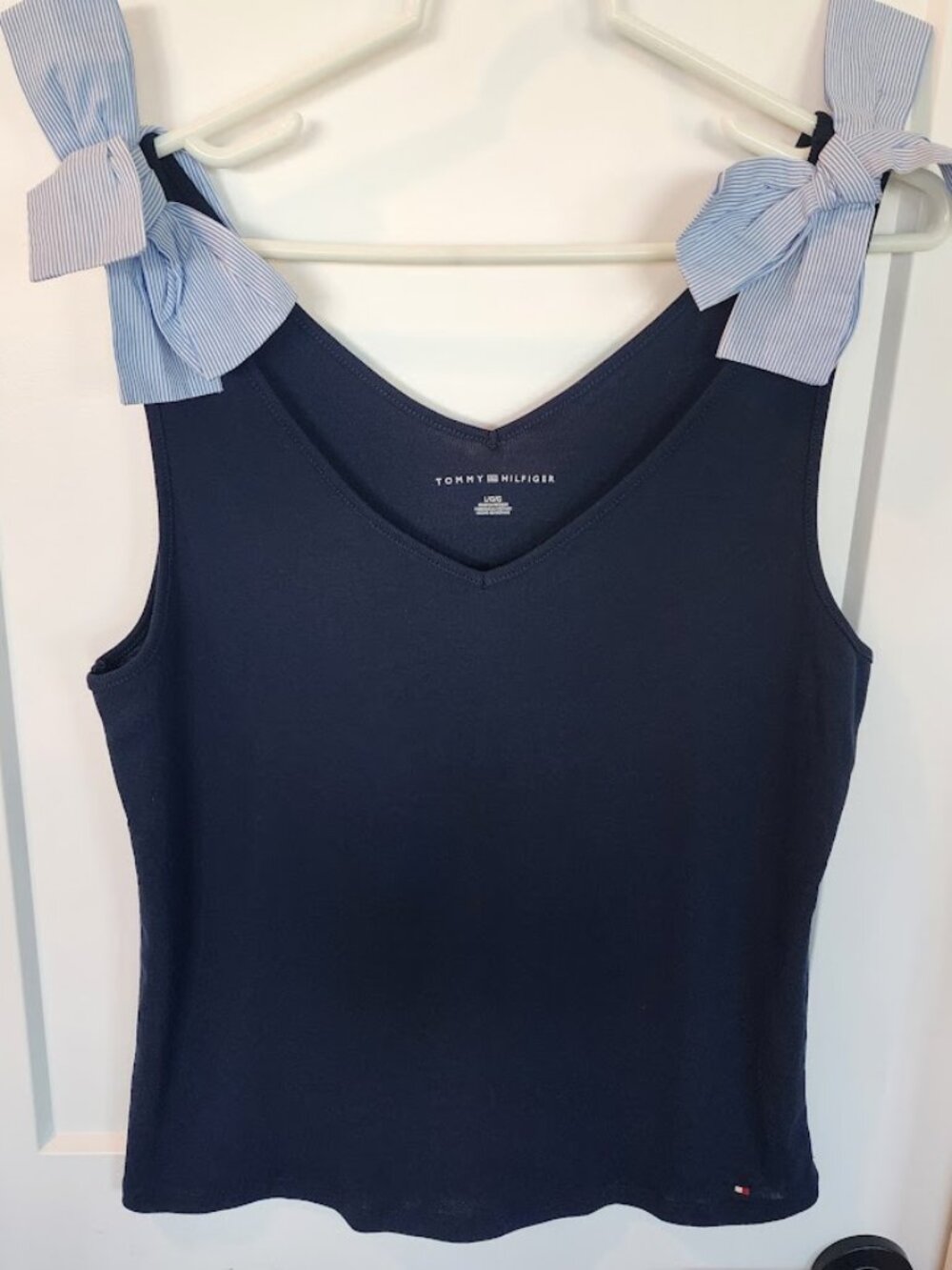 Tommy Hilfiger Women's Navy and Blue Tank